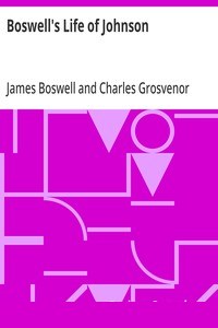 Boswell's Life of Johnson
Abridged and edited, with an introduction by Charles Grosvenor Osgood cover