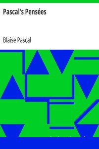 Pascal's Pensées cover