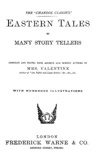 Eastern Tales by Many Story Tellers cover