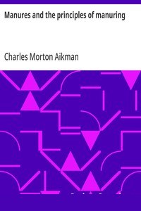 Manures and the principles of manuring cover