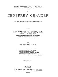Chaucer's Works, Volume 2 — Boethius and Troilus cover
