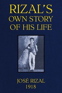 Rizal's own story of his life cover