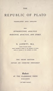 The Republic of Plato cover