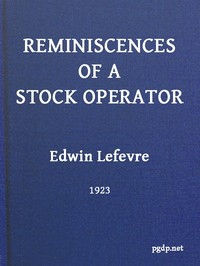 Reminiscences of a Stock Operator cover