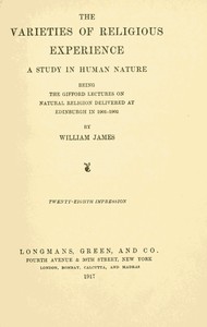 The Varieties of Religious Experience: A Study in Human Nature cover