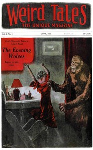 Weird Tales, Volume 1, Number 4, June, 1923: The unique magazine cover