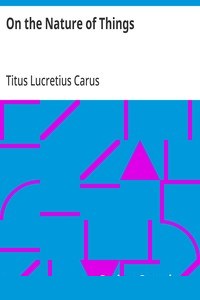 On the Nature of Things cover