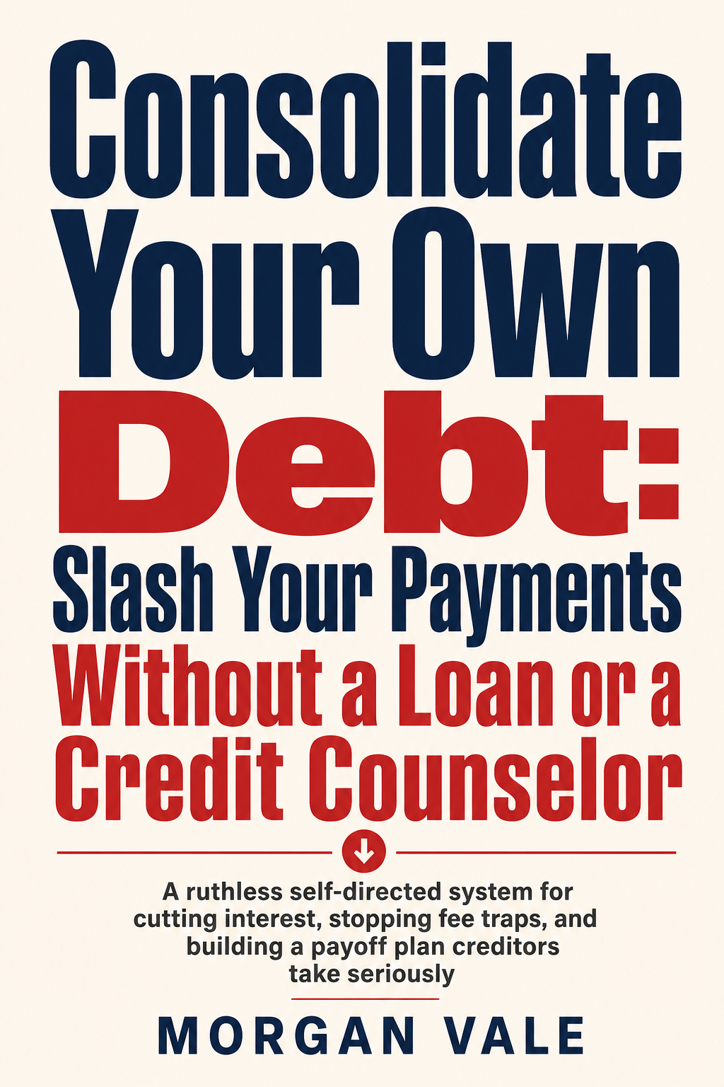 Consolidate Your Own Debt: Slash Your Payments Without a Loan or a Credit Counselor cover