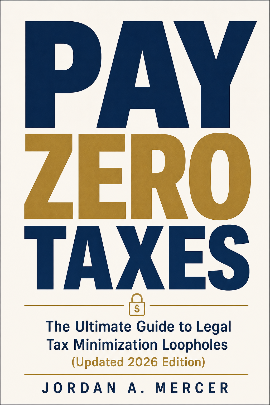 Pay Zero Taxes cover