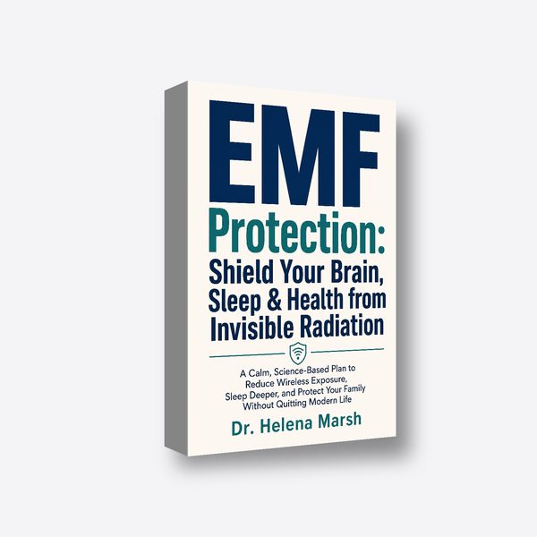 EMF Protection: Shield Your Brain, Sleep & Health from Invisible Radiation 3D book render