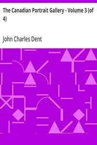 The Canadian Portrait Gallery - Volume 3 cover